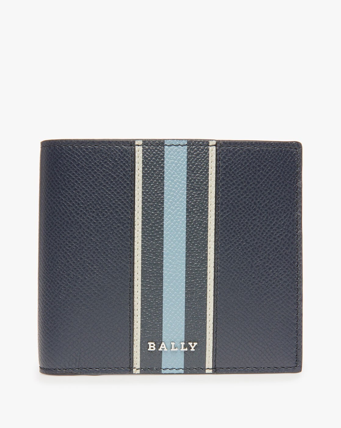 Bally men's brasai discount leather wallet in black