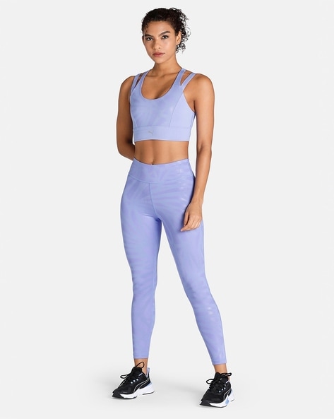 Buy Puma Nova Shine Ever Sculpt Women's Lavender Tights Online