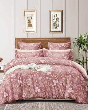 homewards 150 GSM Floral Print Double Comforter-picture-40