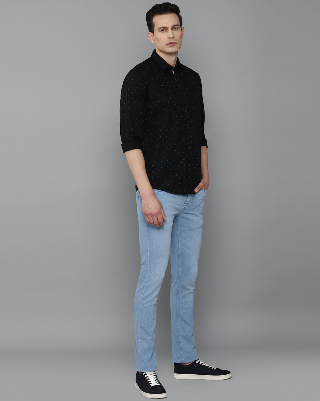 Buy Charcoal Black Shirts for Men by LP JEANS Online Ajio