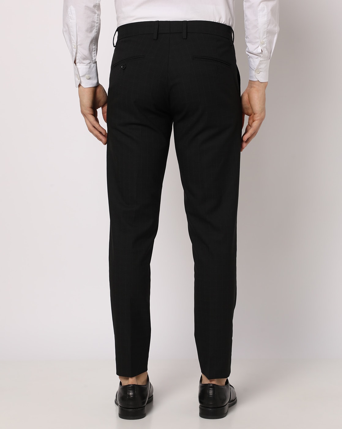 THE BEAR HOUSE Slim Fit Men Black Trousers - Buy THE BEAR HOUSE Slim Fit  Men Black Trousers Online at Best Prices in India | Flipkart.com