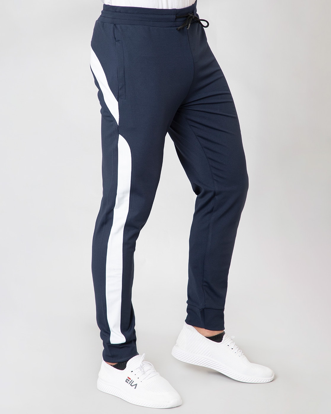Buy Navy Track Pants for Men by DEVHIM Online