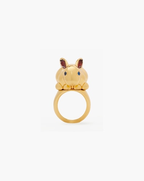 Buy KATE SPADE Year of The Rabbit Cocktail Ring | Gold-Toned Color Women |  AJIO LUXE