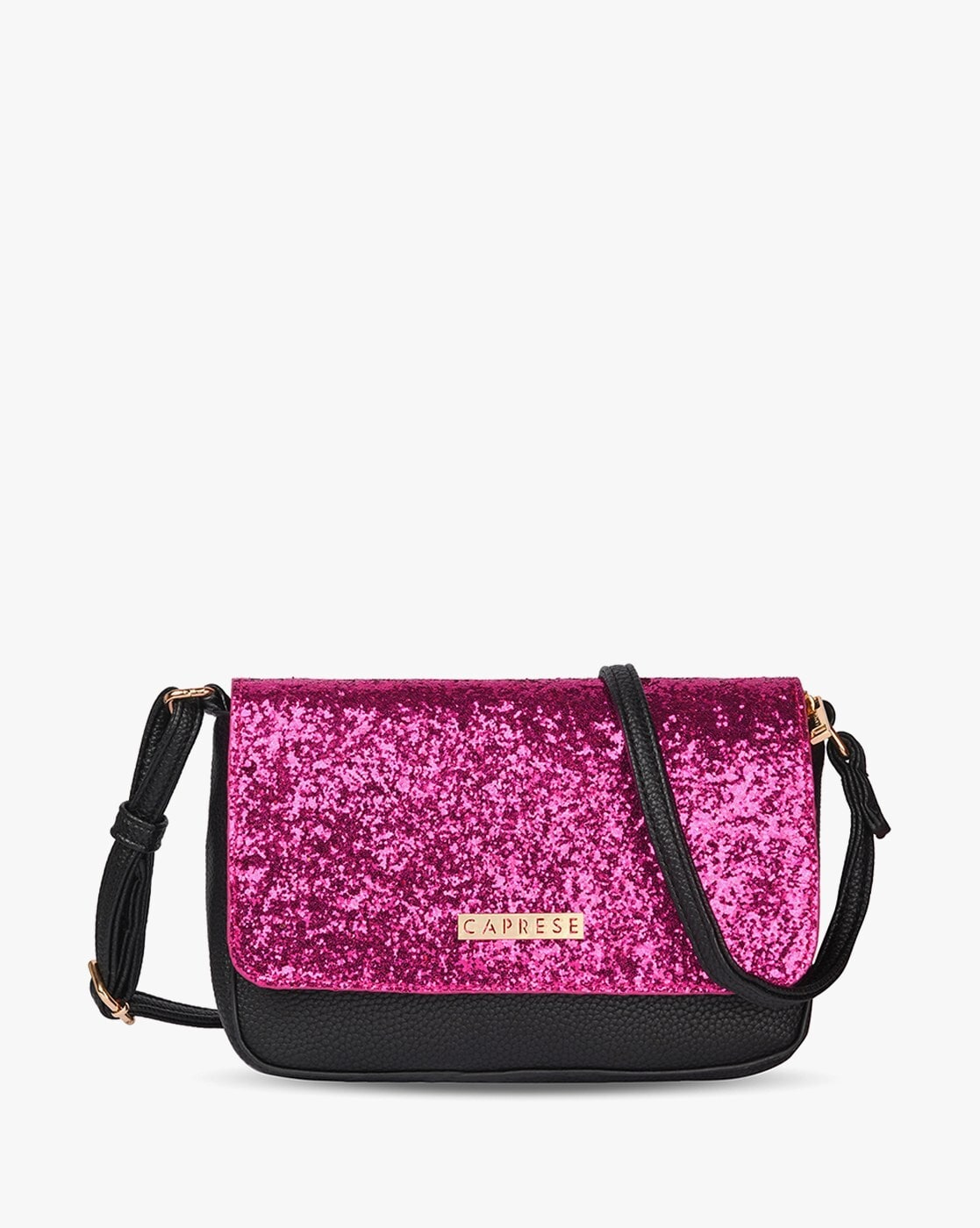 Amazon.com | Purple Glitter Sling Bags in PU Leather, Providing Style and  Functionality | Waist Packs