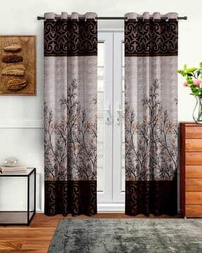 Set of 2 Printed Door Curtains