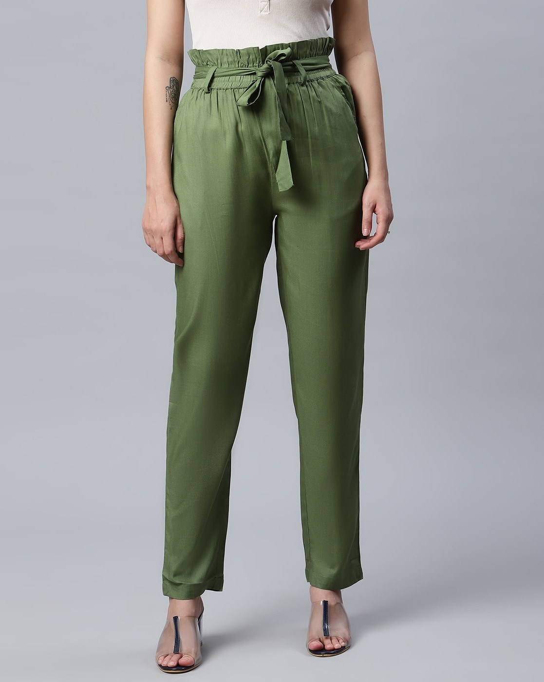 Paper Bag Trousers  Buy Paper Bag Trousers online in India