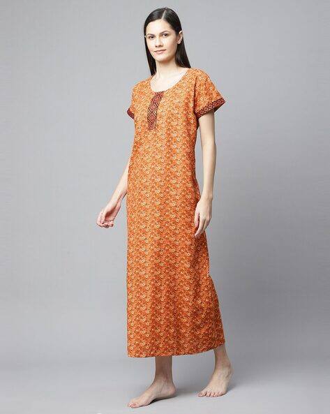 Dressing Gown Fbb Nighty Cotton Fbb Nighty Store