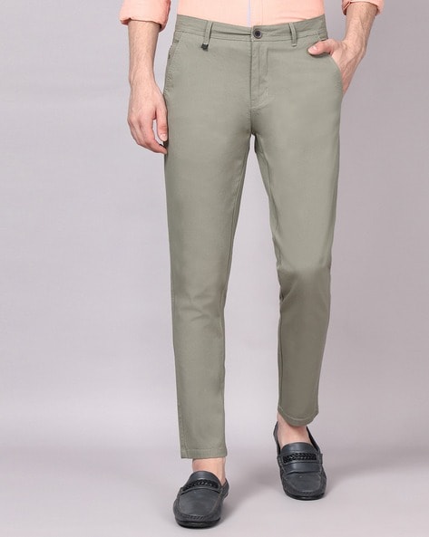 Cute Olive Green Pants - Black Trouser Pants - High Waisted Pants - Lulus