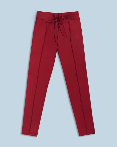 High Waist Bow Tie Spandex Pants | Love Moda – LOVE MODA