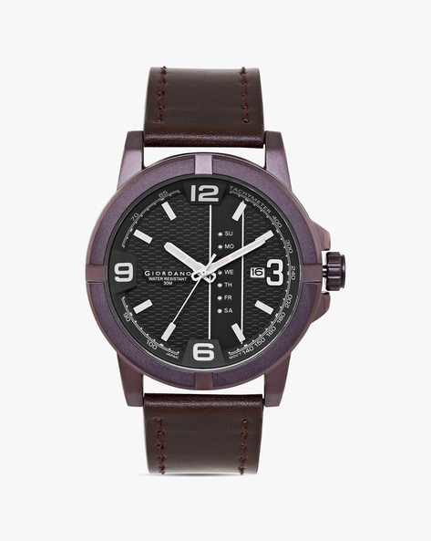 Men GD-50007-02 Water-Resistant Analogue Watch