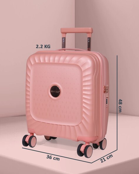 Pulse 41 Ltr ABS Small Cabin Luggage Trolley Travel Bag