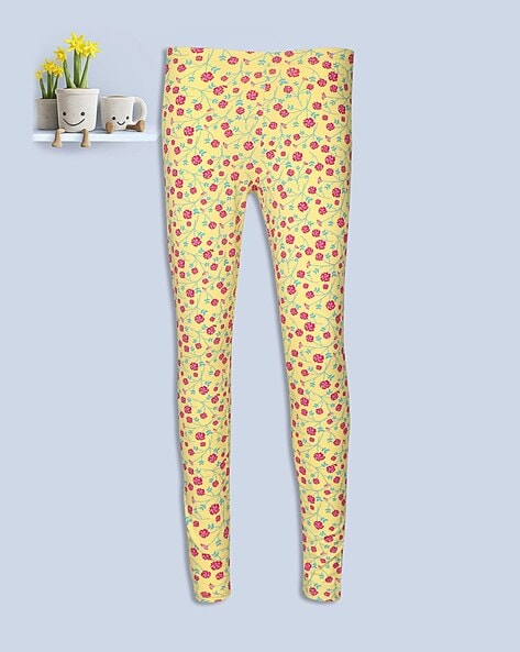 Floral print shop leggings