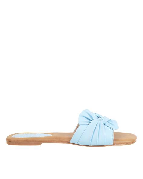 Buy Aqua Flat Sandals for Women by Walkway Online | Ajio.com