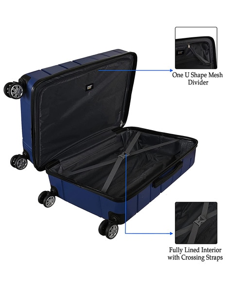 Pulse 41 Ltr ABS Small Cabin Luggage Trolley Travel Bag