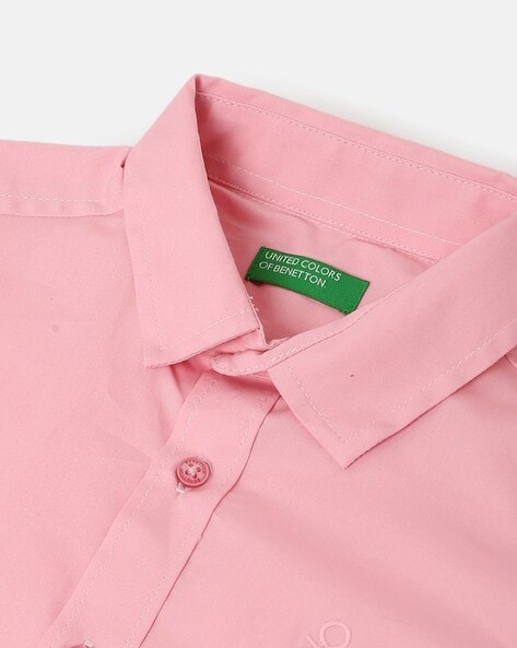 light pink boys shirt