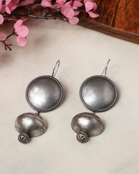 Shop Oxidised Gold Earrings | Silver Earring | The Fine World – The  Fineworld