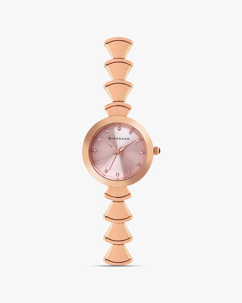 Giordano analog rose gold dial women's watch sale