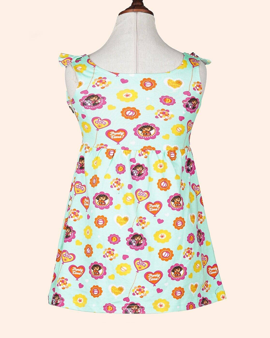 Buy Aqua Blue Dresses u0026 Frocks for Girls by KIDDERZ Online | Ajio.com