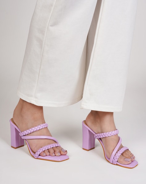 Unisa Ladies Safira Lilac Heeled Sandals | Millars Shoe Store