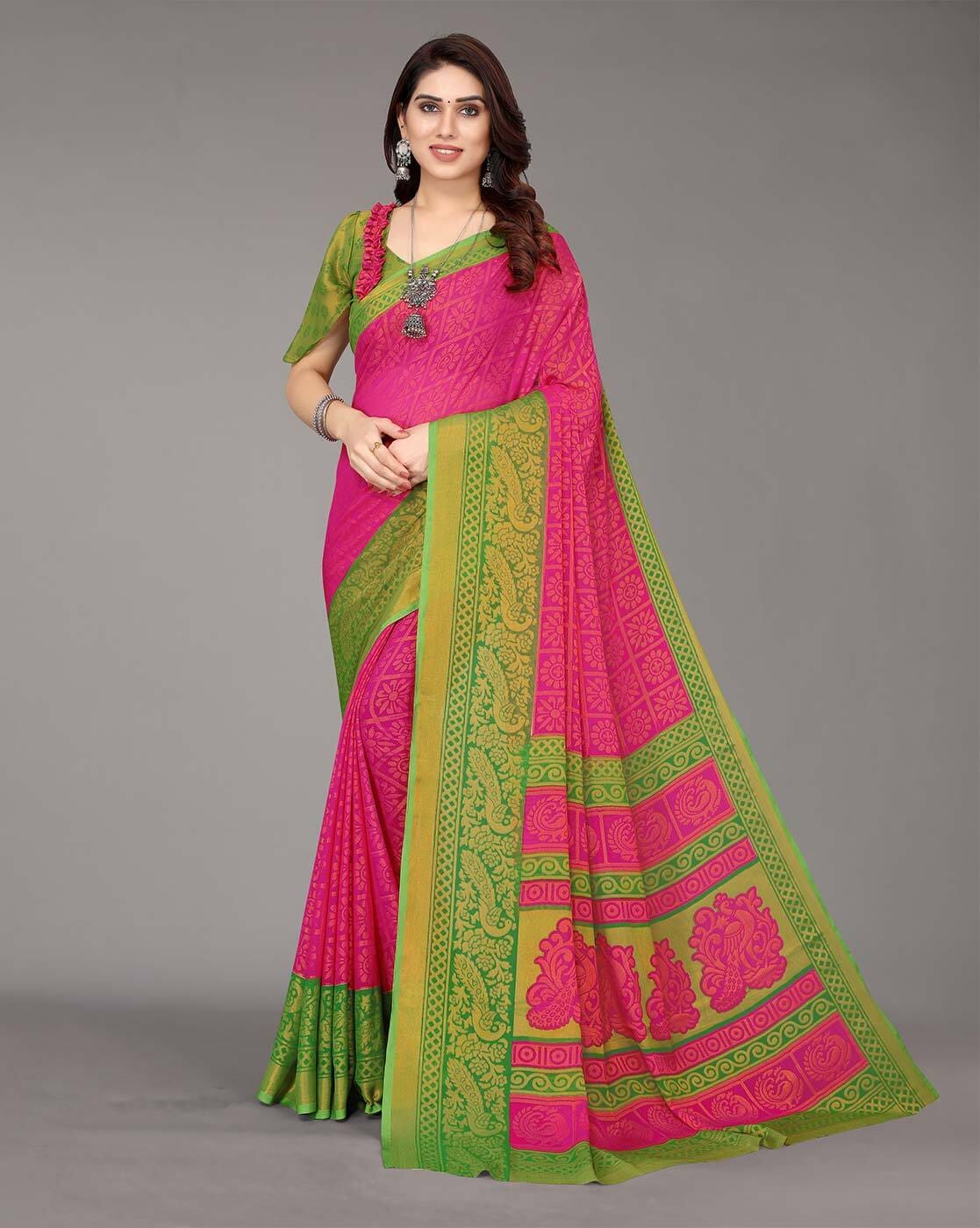 Buy Multicoloured Sarees for Women by Addoz Online | Ajio.com