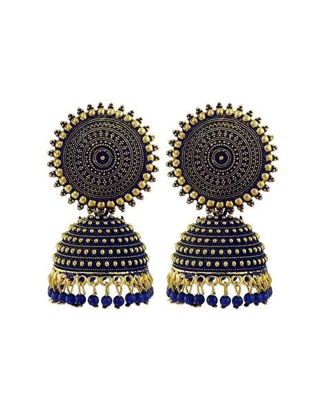 Buy Blue Earrings for Women by Jazz And Sizzle Online | Ajio.com