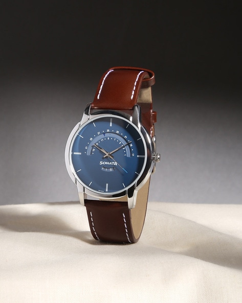 Sonata reloaded clearance blue dial