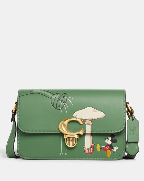 Coach Bags | Disney X Mickey Mouse Kisslock Leather Shoulder Bag, Black,  (One Size) | Tradesy | Bags, Handbag, Coach purses