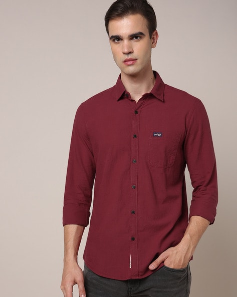 us polo maroon shirt