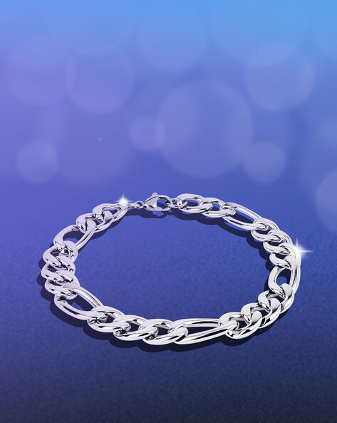 Buy Trendy Silver Bracelet for Men Online in India