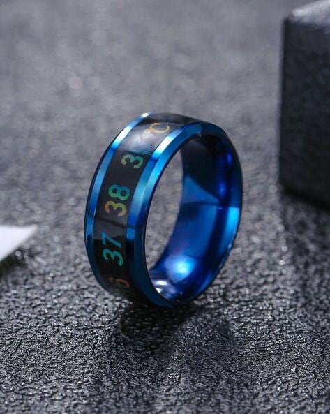 Buy Blue & Black Rings for Women by Fashion Frill Online