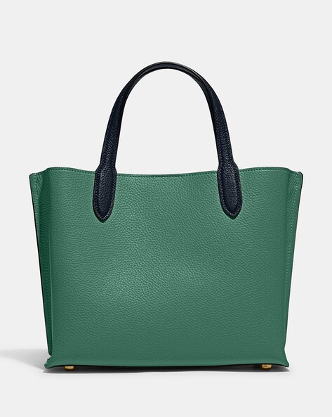 Jet Set Large Color-Block Saffiano Leather Tote Bag