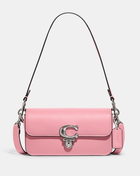 Coach POLISHED COVERED CLOSURE TABBY SHOULDER BAG - Handbag - flower pink/ pink - Zalando.ie