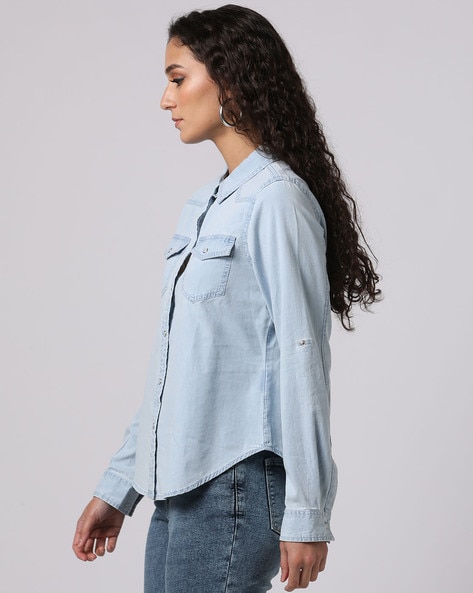 Shirts for Women: Buy Stylish Ladies Shirts Online in India