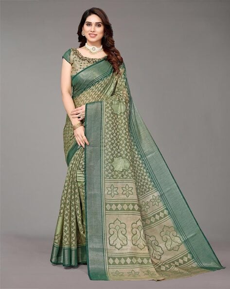 Bridal, Traditional, Wedding Blue, Green color Patola Silk, Silk fabric  Saree : 1785497