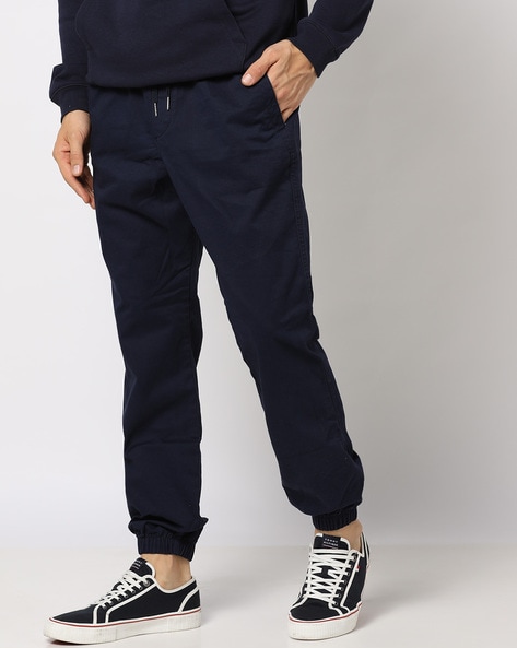 Joggers with Elasticated Drawstring Waist