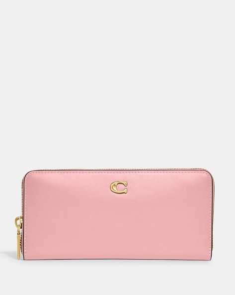 Coach wallet women pink hot sale