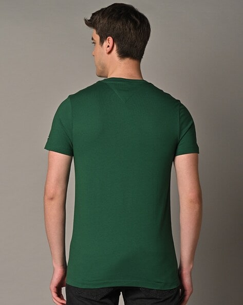 Green t shirt on sale back