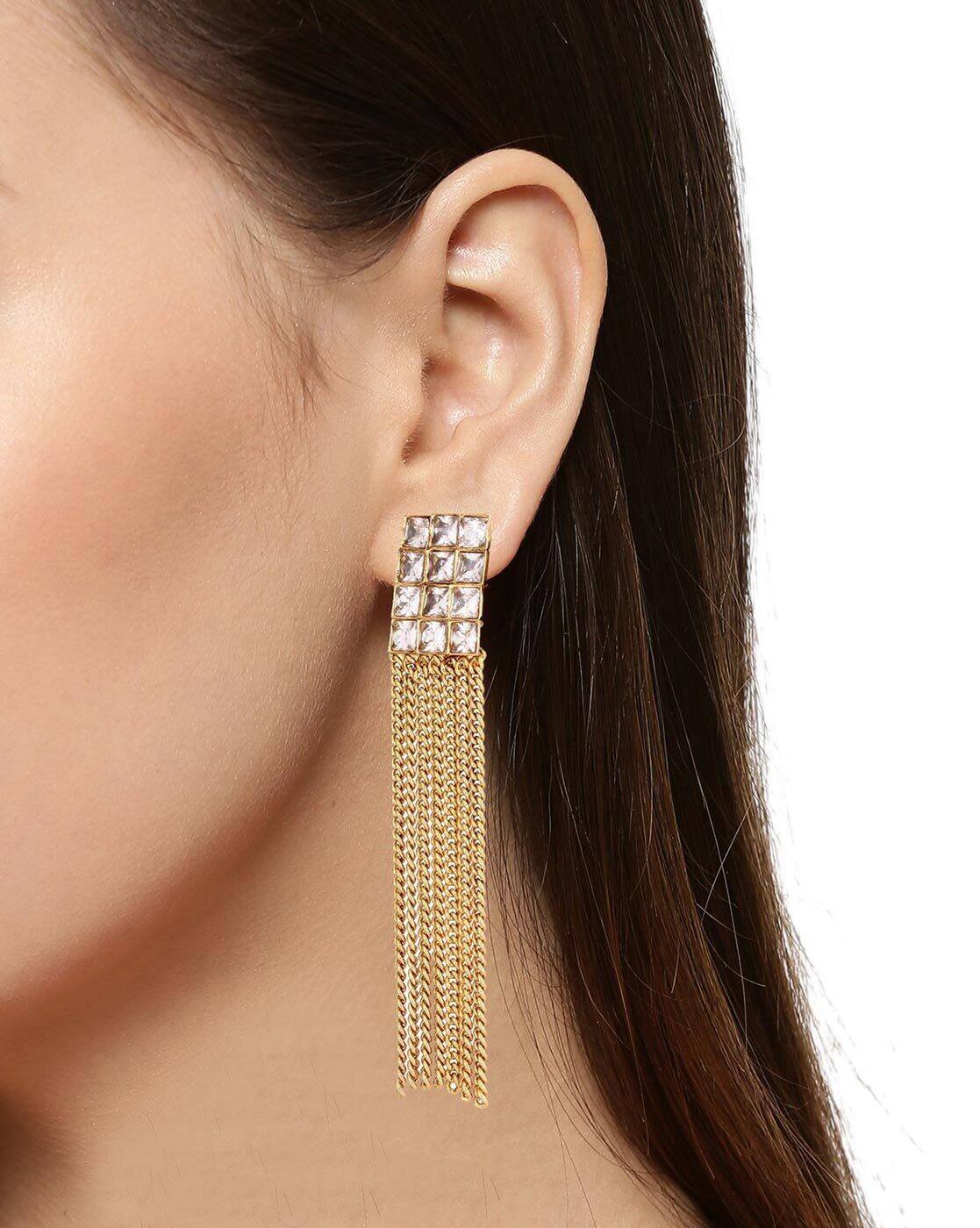 Share more than 172 long earrings online india super hot seven.edu.vn