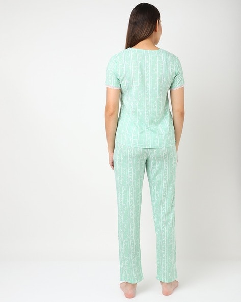 Buy Green Night&LoungeWearSets for Women by Urban Hug Online