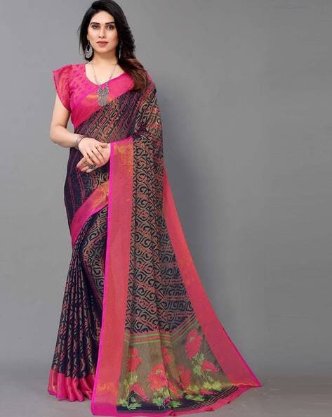 Lowest Price | Bridal Pure Chiffon Saree and Bridal Pure Chiffon Sari  Online Shopping
