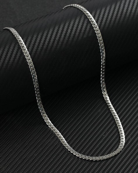 Silver-Platted Classic Chain with Hook