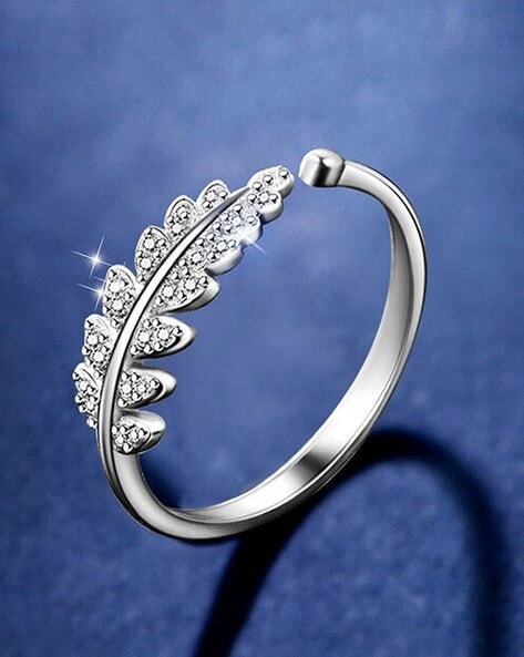 Leaf Filigree Ring | David Virtue Jewelry