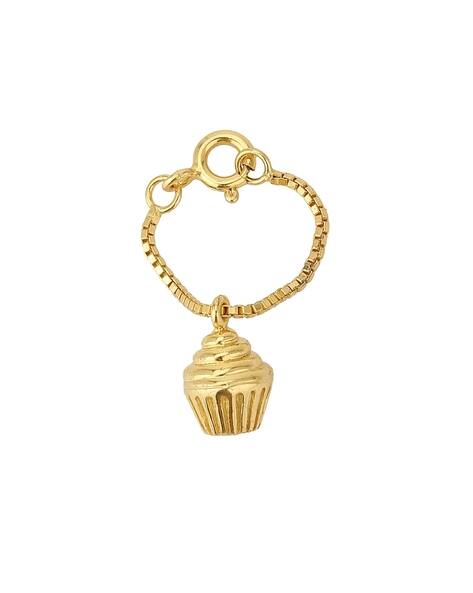 Gold Plated Stylish Watch Charm - FJCH3295