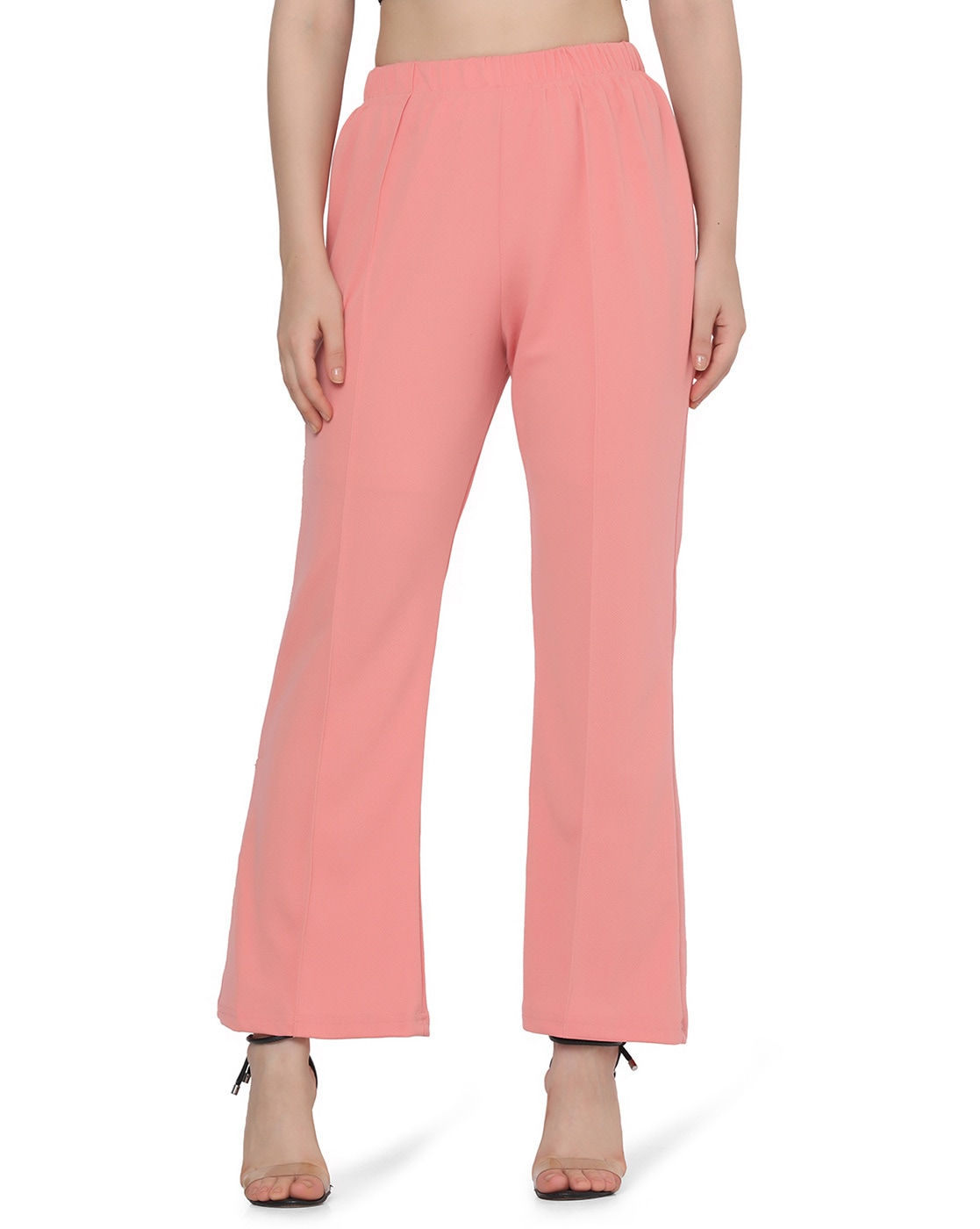 Twenty Dresses by Nykaa Fashion Trousers and Pants  Buy Twenty Dresses by  Nykaa Fashion Work Black Solid Wide Leg Trousers Online  Nykaa Fashion