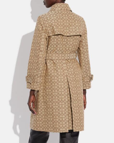 【Coach】Mixed Material Trench Coat ◆国内発送◆ COACH® Outlet | Trench Coat