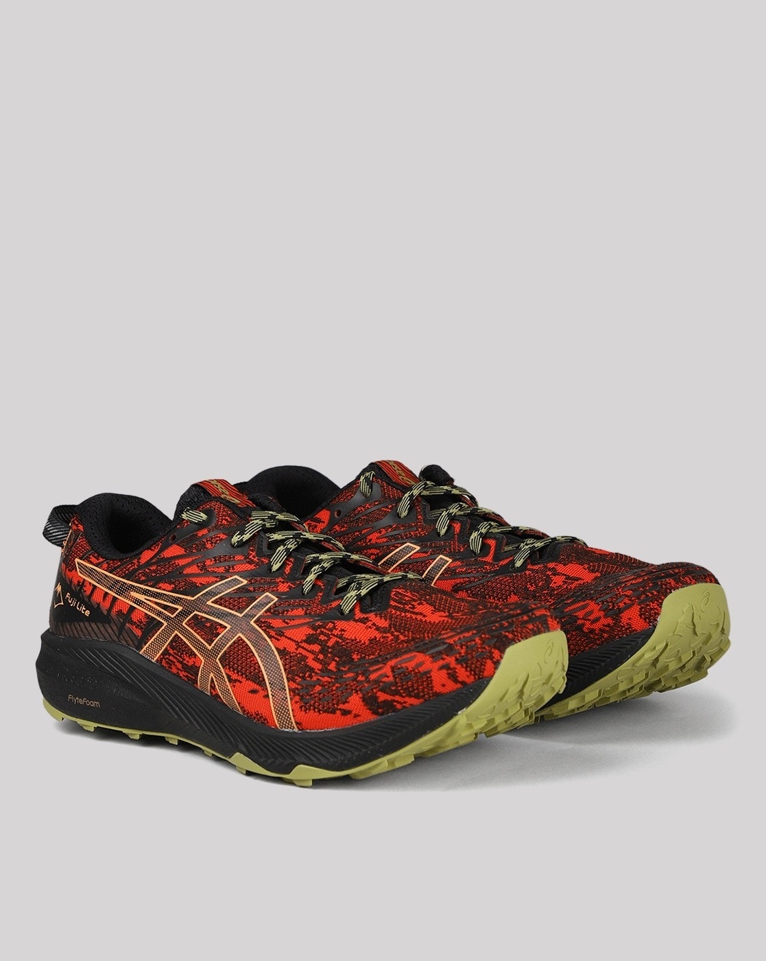 Men's TRABUCO MAX, Black/Electric Red, Trail Running Shoes