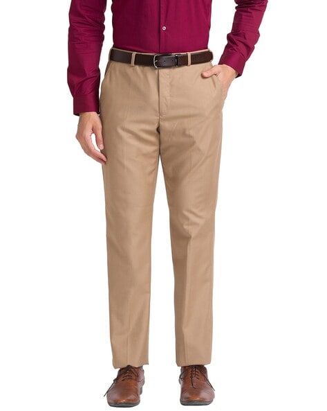 Buy Light fawn Trousers  Pants for Men by Cantabil Online  Ajiocom