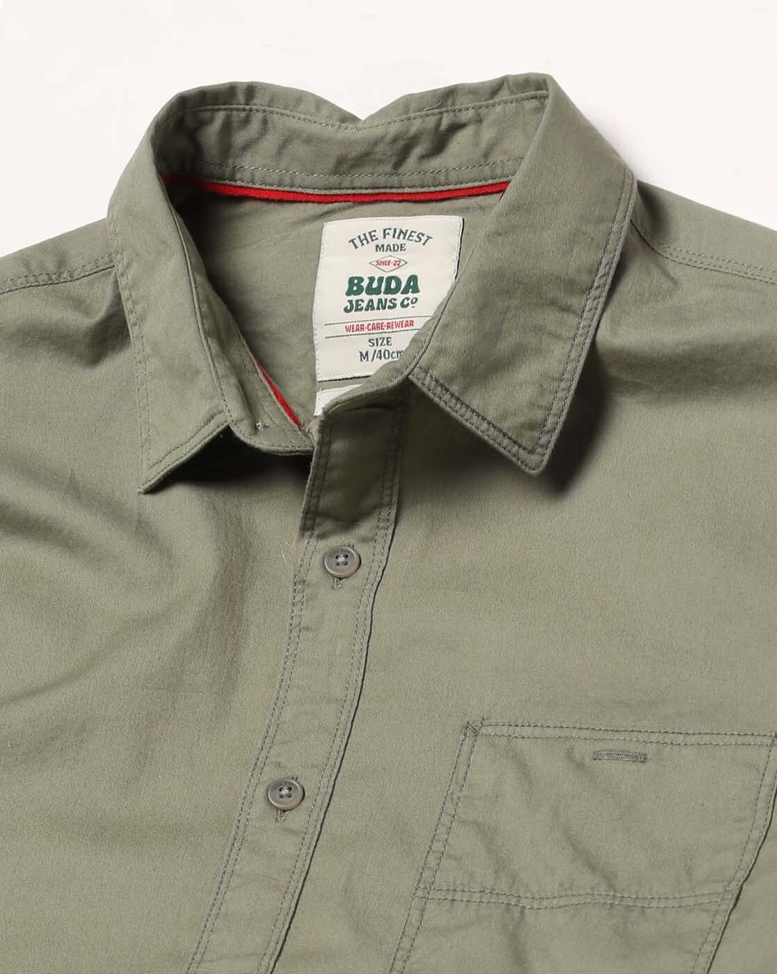 Buy Green Shirts for Women by Buda Jeans Co Online