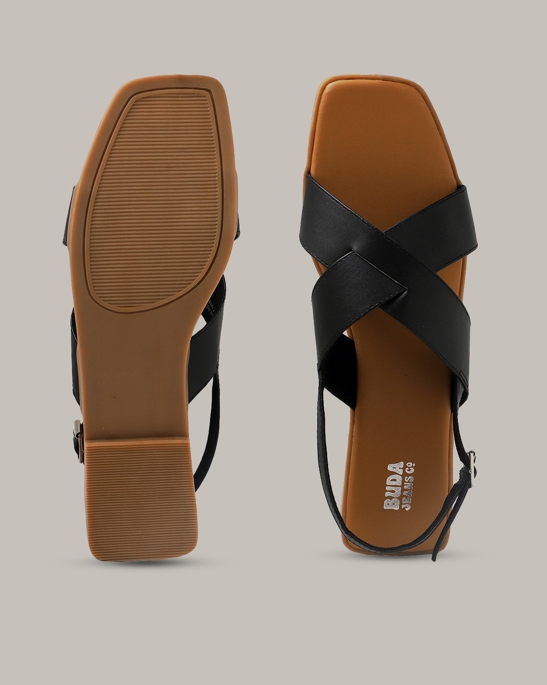 Jade cross strap sandals – Dip Your Toes