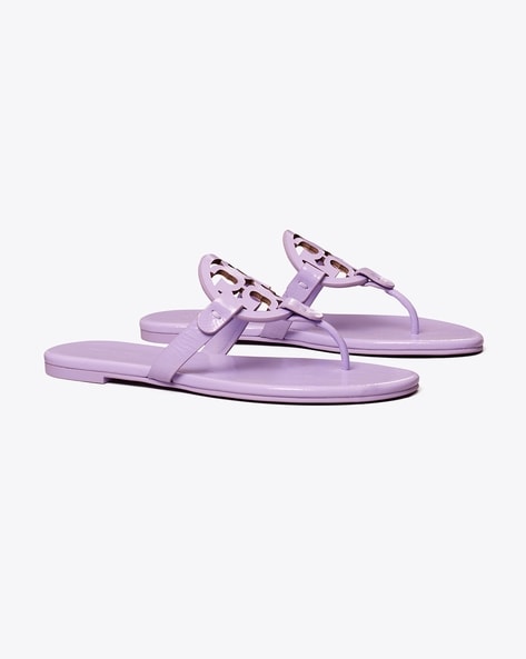 Purple tory burch on sale sandals